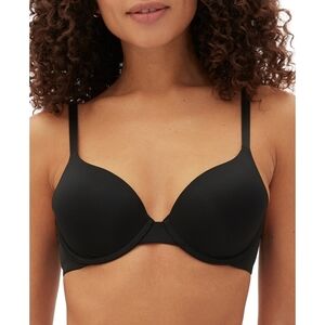 NWT GapBody Women's Everyday Essentials T-Shirt Bra 34A - Black